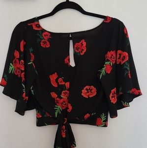 Express floral blouse